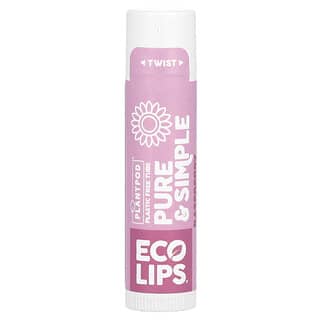 Eco Lips‏, Pure & Simple, שפתון לחות, פטל, 4.25 גרם (0.15 אונקיות)