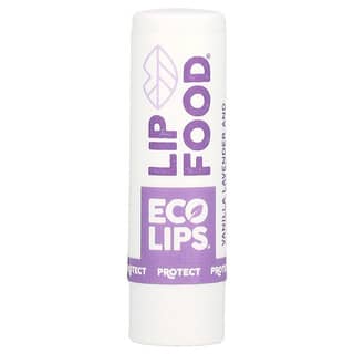 Eco Lips, Lip Food, Protect, balsamo per le labbra biologico, olio di lavanda e semi di zucca, 4,25 g