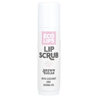 Eco Lips‏, פילינג לשפתיים, סוכר חום, 17 גרם (0.56 אונקיות)