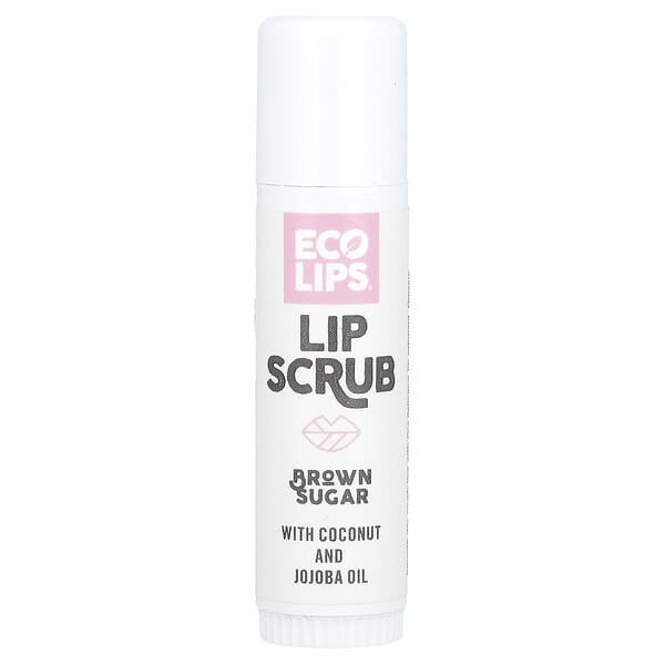 Eco Lips, Lip Scrub, Brown Sugar, 0.56 oz (17 g)