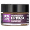 Intensive Overnight Lip Beauty Mask, Blackberry, 0.39 oz (11 g)