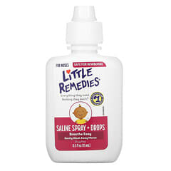 Little Remedies, Gouttes et spray salins, Pour le nez, 15 ml