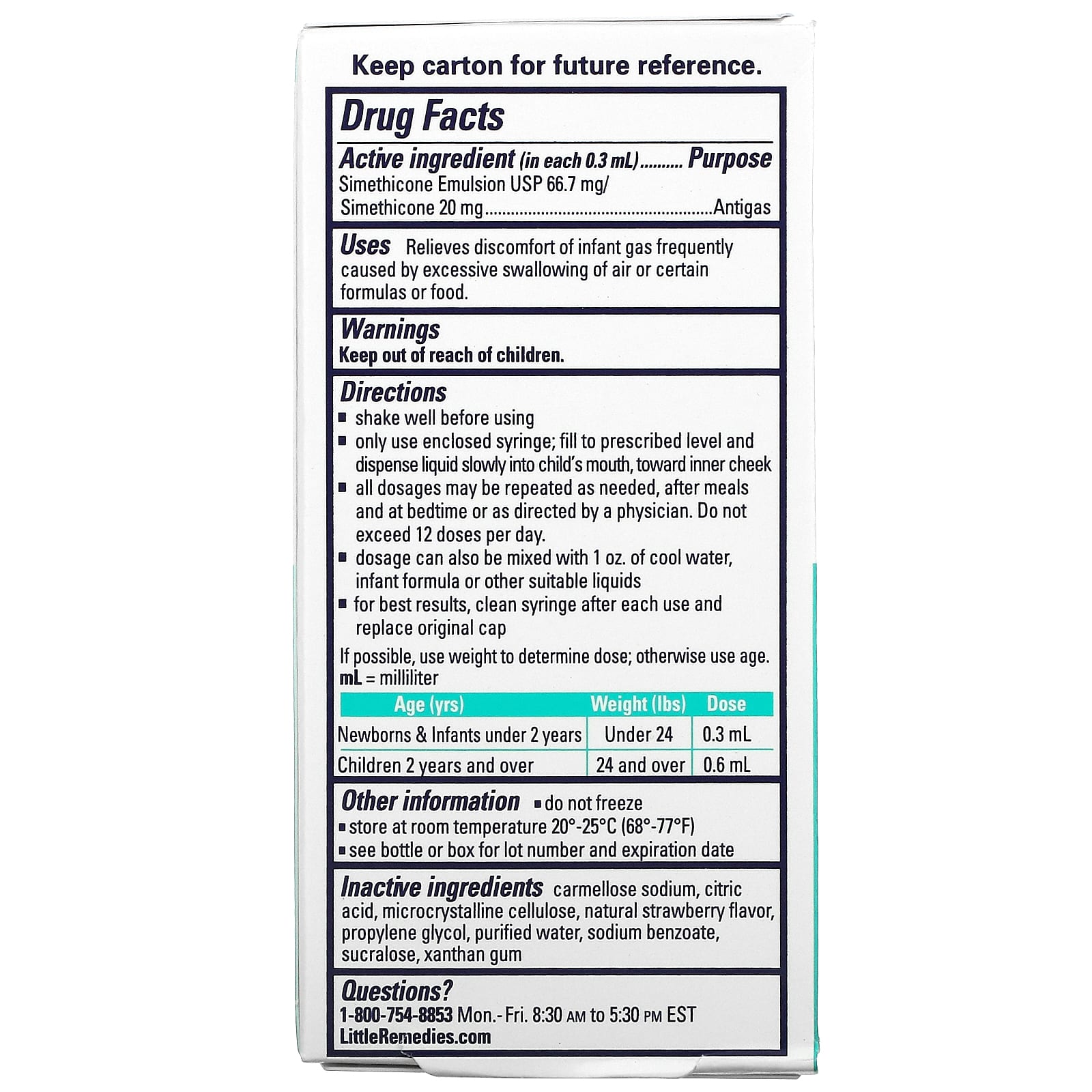 Little Remedies, Gas Relief Drops for Newborns, 0.5 fl oz (15 ml) (Discontinued Item)