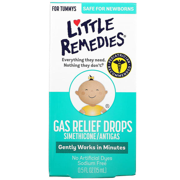 Little Remedies‏, Gas Relief Drops for Newborns, 0.5 fl oz (15 ml)