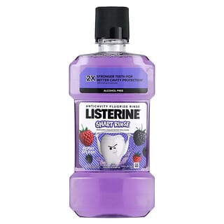 Listerine, Smart Rinse, без спирта, ягодный всплеск, 500 мл (16,9 жидк. Унции)
