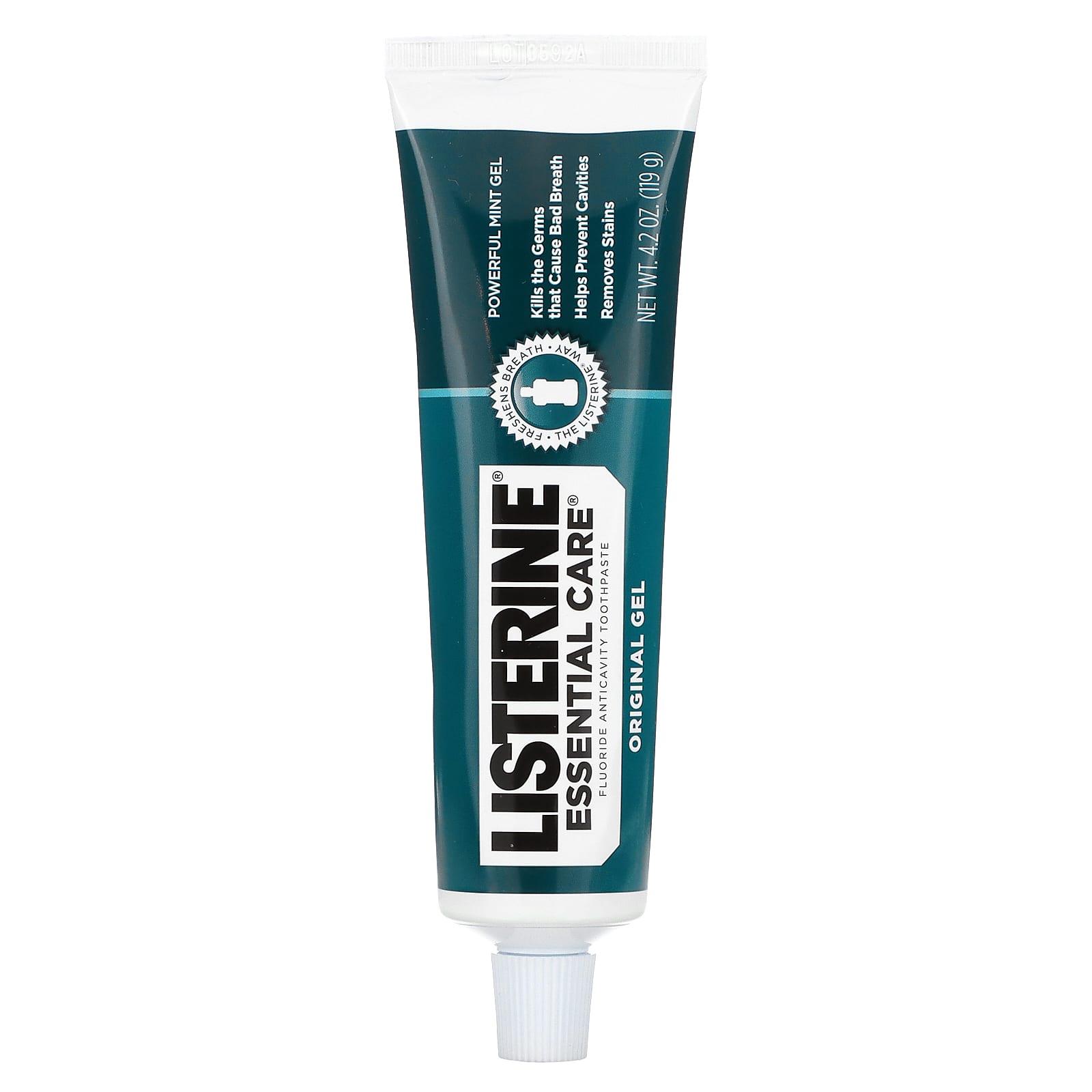 Listerine, Fluoride Anticavity Toothpaste, Original Gel, Powerful Mint