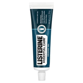 Listerine, Dentifrice anti-carie au fluorure, Gel original, Menthe puissante, 119 g