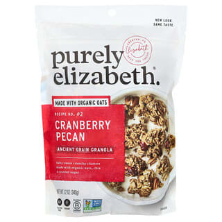 Purely Elizabeth, 古老穀物格蘭諾拉麥片，Salty-Sweet Crunchy Clusters，蔓越橘美洲山核桃味，12 盎司（340 克）