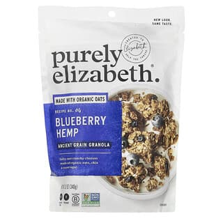 Purely Elizabeth, Granola de graines anciennes, Myrtille américaine et chanvre, 340 g