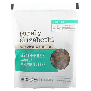 Purely Elizabeth, Keto Granola Clusters, Grain-Free, Vanilla Almond Butter, 8 oz (227 g)