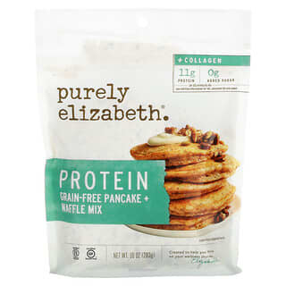 Purely Elizabeth, Protein Grain-Free Pancake + Waffle Mix , 10 oz (283 g)