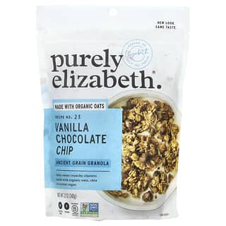 Purely Elizabeth, Granola de Grãos Ancestrais, Gotas de Chocolate e Baunilha, 340 g (12 oz)