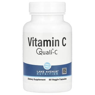 Lake Avenue Nutrition, Витамин C, Quali®-C, 1000 мг, 60 растительных капсул