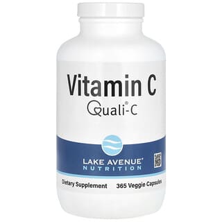Lake Avenue Nutrition, Vitamina C Quali-C, 1000 mg, 365 cápsulas vegetales