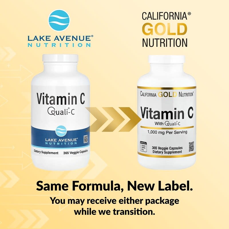 ビタミンC、Quali®-C（クオリC）、1,000mg、ベジカプセル365粒