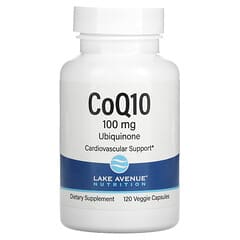 Lake Avenue Nutrition, CoQ10, USP Grade Ubiquinone, 100 mg, 120 Veggie Capsules
