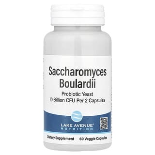 Lake Avenue Nutrition, Saccharomyces Boulardii, 10 miliarde CFU, 60 capsule vegetale