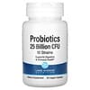 Probiotiques, Mélange de 10 souches, 25 milliards d'UFC, 60 capsules végétariennes