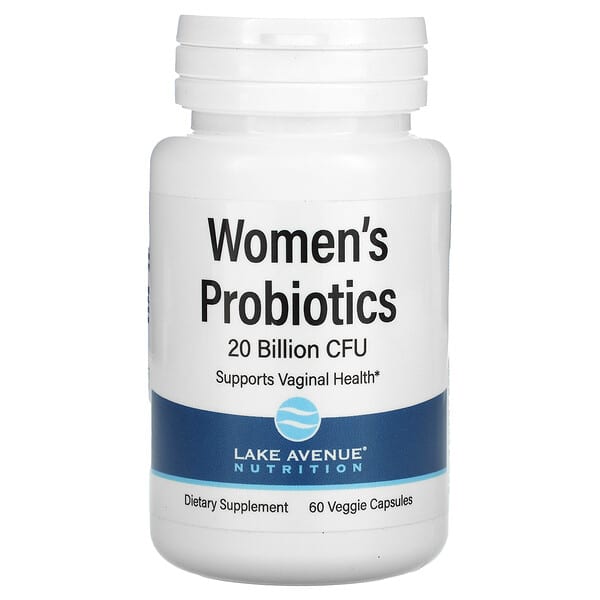 Lake Avenue Nutrition, Women's Probiotics, 20 Billion, 60 Veggie Capsules