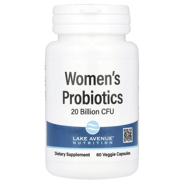 Lake Avenue Nutrition, Women's Probiotics, 20 Billion CFU, 60 Veggie ...