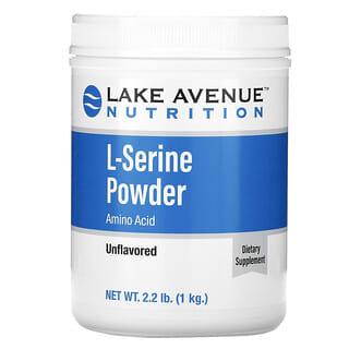 Lake Avenue Nutrition, L-丝氨酸，原味粉，2.2 磅（1 千克）