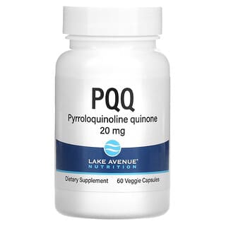 Lake Avenue Nutrition, PQQ, 20 mg, 60 capsules végétales