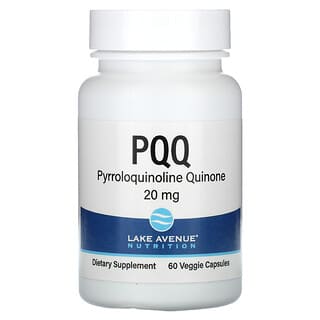 Lake Avenue Nutrition, PQQ，20 毫克，60 粒素食膠囊