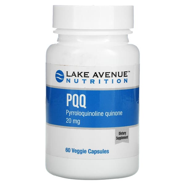 Lake Avenue Nutrition, PQQ, 20 mg, 60 Veggie Capsules