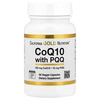California Gold Nutrition, 含 PQQ 輔酶 Q10，60 粒素食膠囊