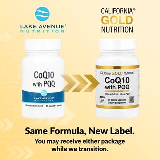California Gold Nutrition, CoQ10 with PQQ, CoQ10 mit PQQ, 100 mg, 60 pflanzliche Kapseln