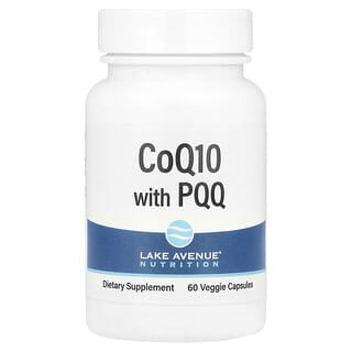 Lake Avenue Nutrition, CoQ10 con PQQ, 100 mg, 60 cápsulas vegetales