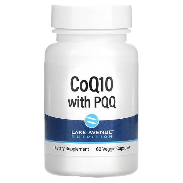 Lake Avenue Nutrition, PQQ配合CoQ10、100mg、植物性カプセル60粒