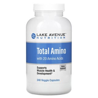 Lake Avenue Nutrition, Total Amino, 240 capsules végétariennes