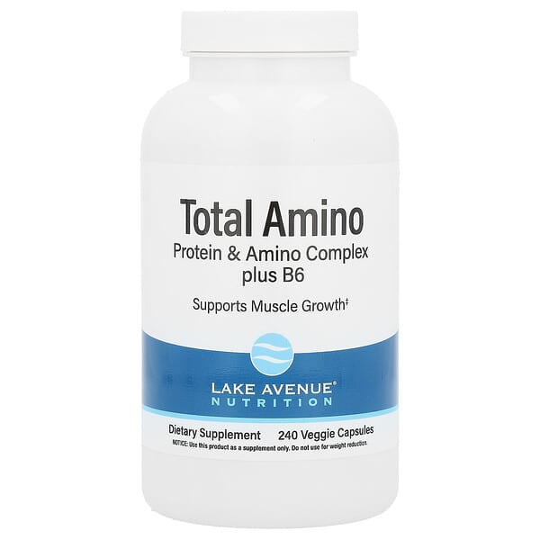 Lake Avenue Nutrition, Total Amino, 240 Veggie Capsules