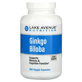 Lake Avenue Nutrition, Ginkgo Biloba, 120 mg, 360 vegetarische Kapseln