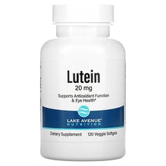 Lake Avenue Nutrition, Lutein, 20 mg, 120 Veggie Softgels