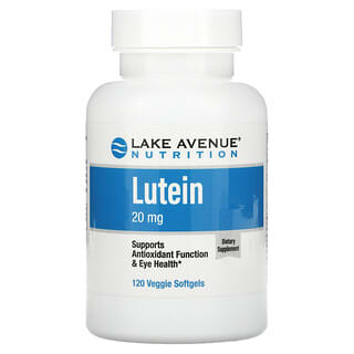 Lake Avenue Nutrition, Luteína, 20 mg, 120 cápsulas blandas vegetales