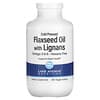 Organic Cold Pressed Flaxseed Oil & Lignan, kaltgepresstes Bio-Leinsamenöl und Lignan, hexanfrei, 360 vegetarische Weichkapseln