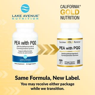 Lake Avenue Nutrition, PEA 300 mg + PQQ 10 mg, 90 Veggie Capsules