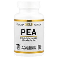 California Gold Nutrition, 팔미토일에탄올아마이드(PEA), 베지 캡슐 30정, (캡슐당 300mg)