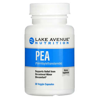 Lake Avenue Nutrition, PEA (palmitoiletanolamida), 30 cápsulas vegetales