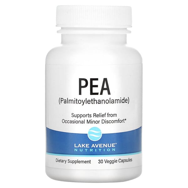 Lake Avenue Nutrition, PEA (Palmitoylethanolamid), 300 mg, 30 vegetarische Kapseln