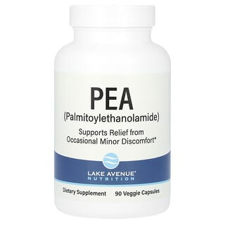 Lake Avenue Nutrition, PEA (Palmitoiletanolamid), 90 Bitkisel Kapsül