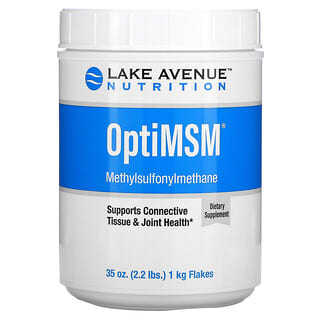 Lake Avenue Nutrition, OptiMSM（オプティMSM）フレーク、992g（35オンス）