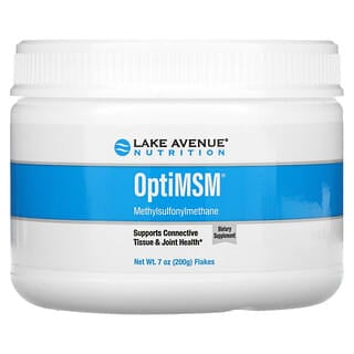 Lake Avenue Nutrition, OptiMSM（オプティMSM）フレーク、200g（7オンス）