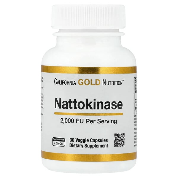 Nattokinase, Proteolytic Enzyme, 2,000 FUs, 30 Veggie Capsules