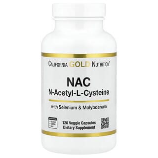 Lake Avenue Nutrition, N-Acetil-L-Cisteină cu Molibden și Seleniu, 600 mg, 120 Capsule Vegetariane