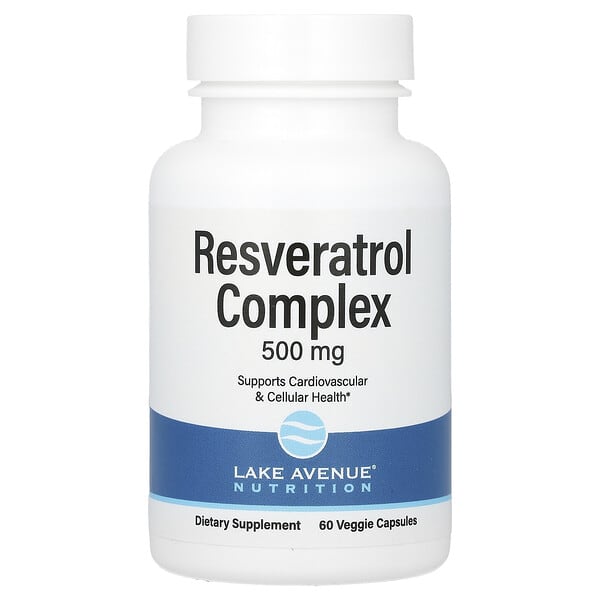 Lake Avenue Nutrition, Resveratrol Complex, 500 mg, 60 Veggie Capsules