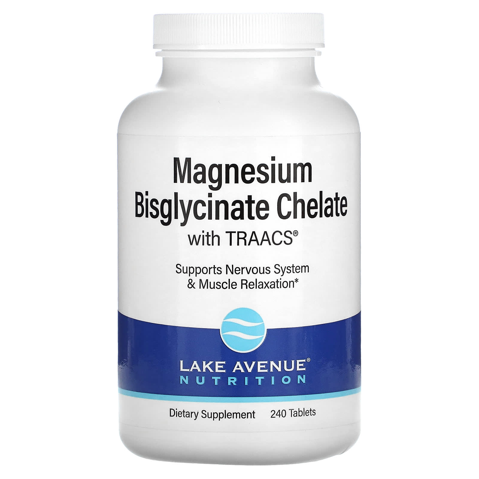 Lake Avenue Nutrition, ビスグリシン酸マグネシウムキレート、100mg 