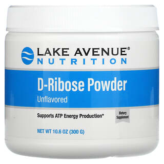 Lake Avenue Nutrition, Poudre de D-Ribose, Sans arôme, 300 g